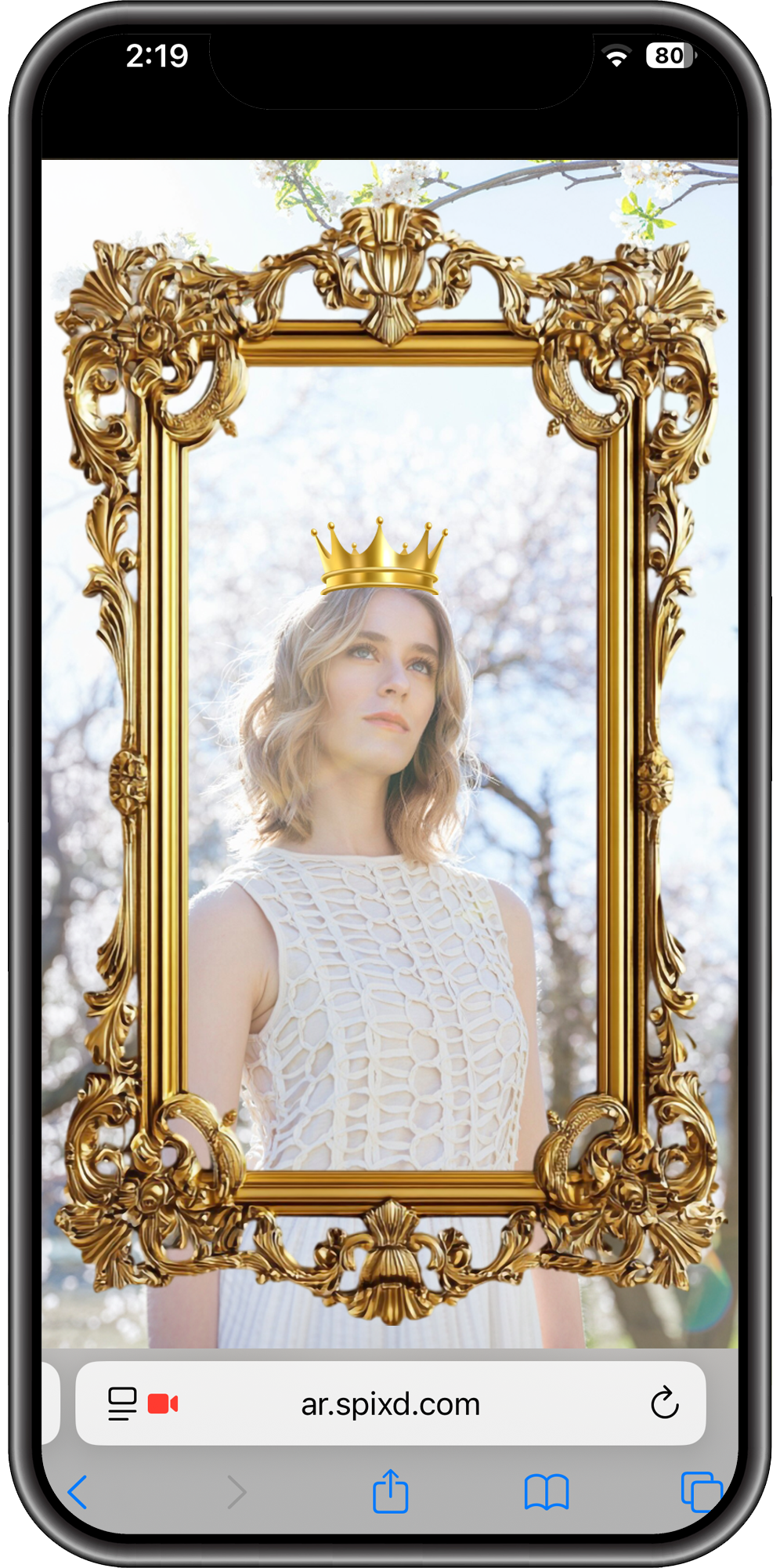 バーチャルツーショット(無料版)フレームダブル