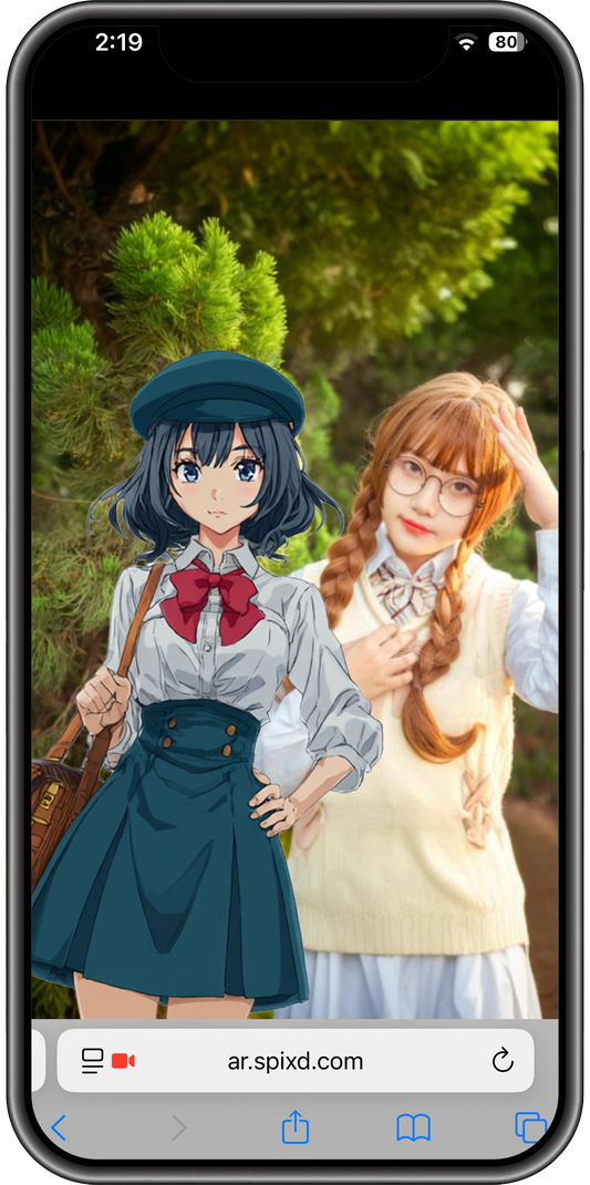 バーチャルツーショット